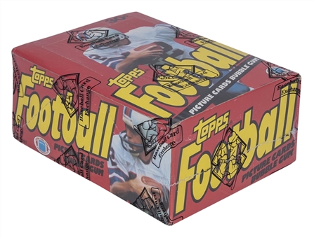 1981 Topps Football Unopened Wax Box (36 Packs) – BBCE Certified